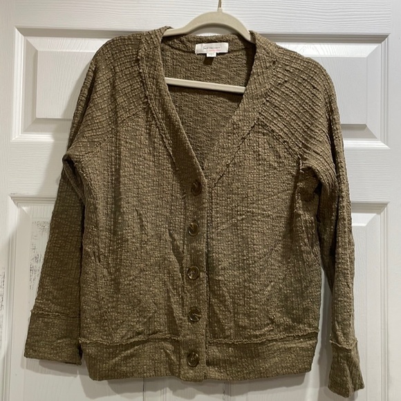 Two by Vince Camuto Chunky Rib Knit Cardigan S - Picture 3 of 10